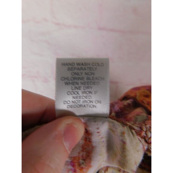 Dressbarn Beaded Paisley Halter Top L Women Boho - Picture 11 of 11